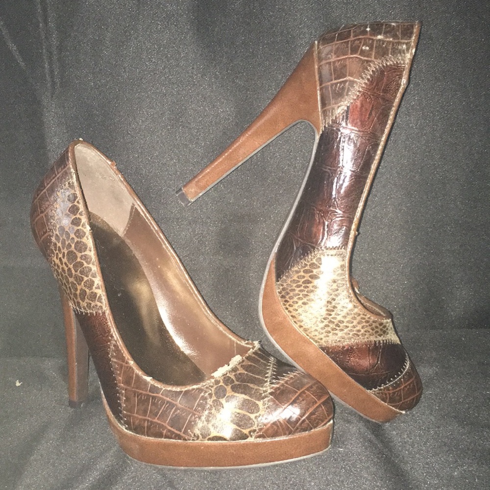 BOGO Brown Stilettos Size 7